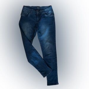 SUKO JEANS Tummy Tucker Dark Wash Denim - Size 10